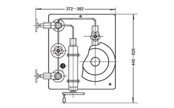 活塞壓力計(jì)尺寸圖
